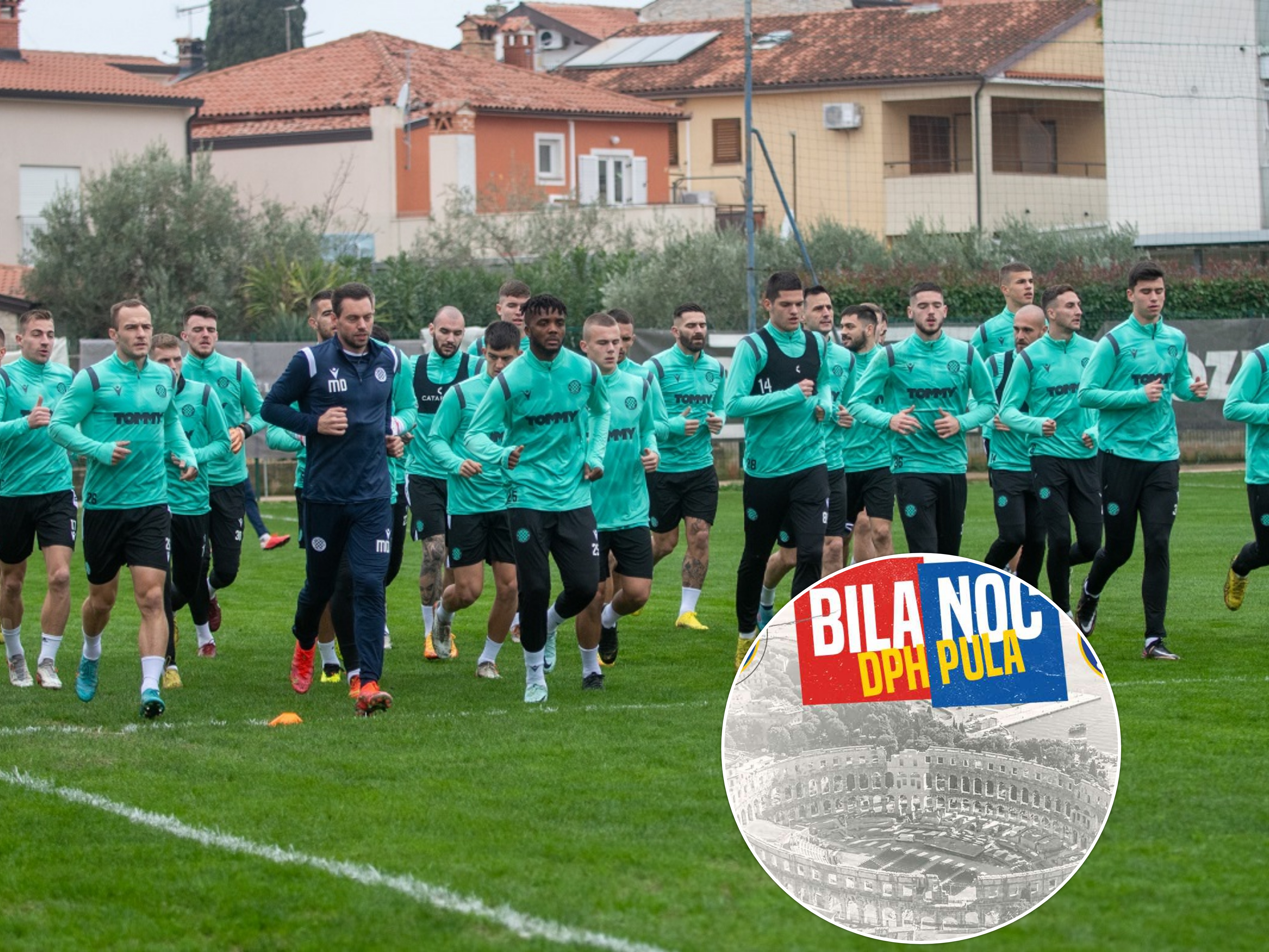 OSTALO JOŠ MALO MJESTA ZA BILU NOĆ Navijači Hajduka iz Pule priređuju klupsku zabavu